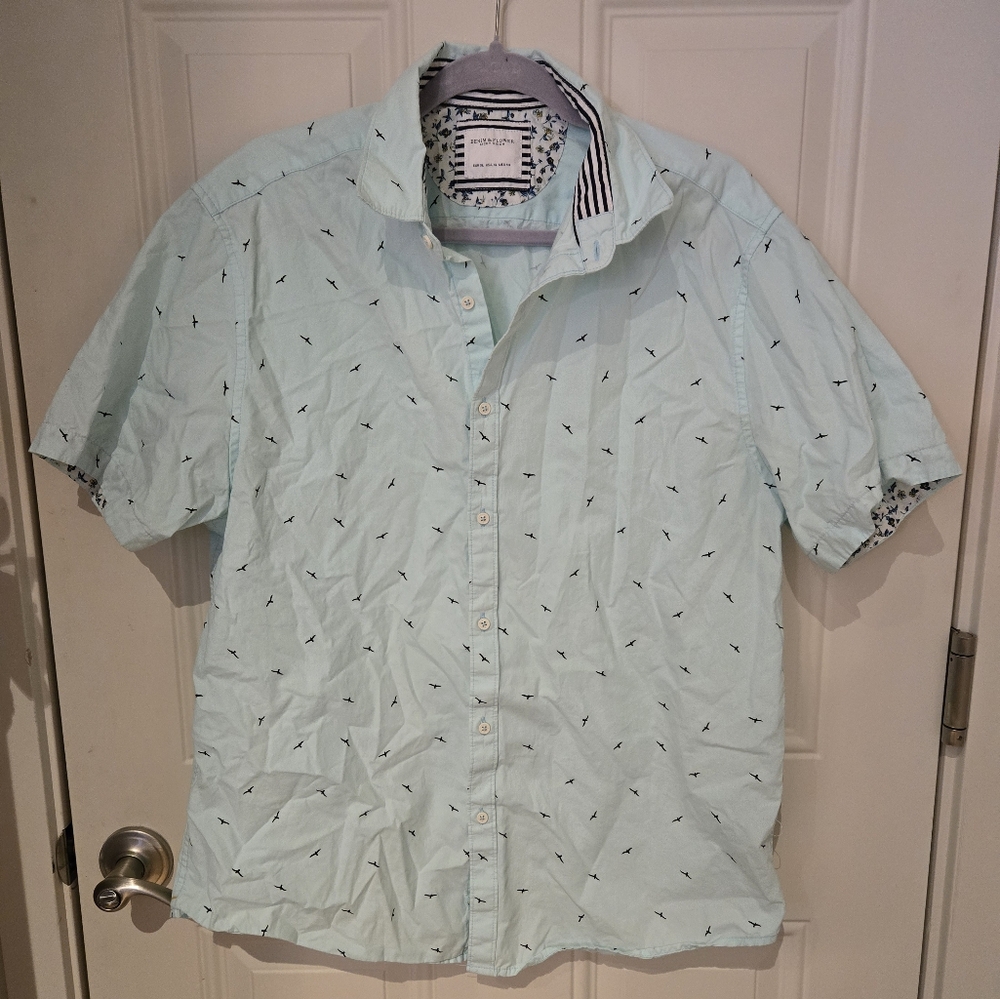 Poshmark Light Blue Button-Up Shirt